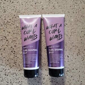 2 CURLTRIX What A Curl Wants Curl Shaping Jelly Crunch Free 8oz Ea SEALED HTF